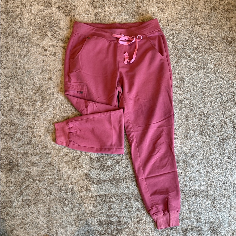 Figs breast cancer jogger pants